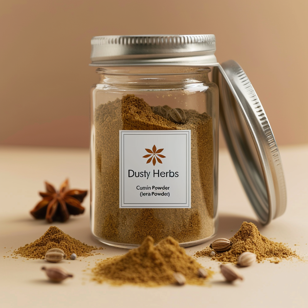 Dusty Herbs Cumin Powder (Jeera Powder) – Premium Stone-Ground Aromatic Spice 250g - Dusty Herbs