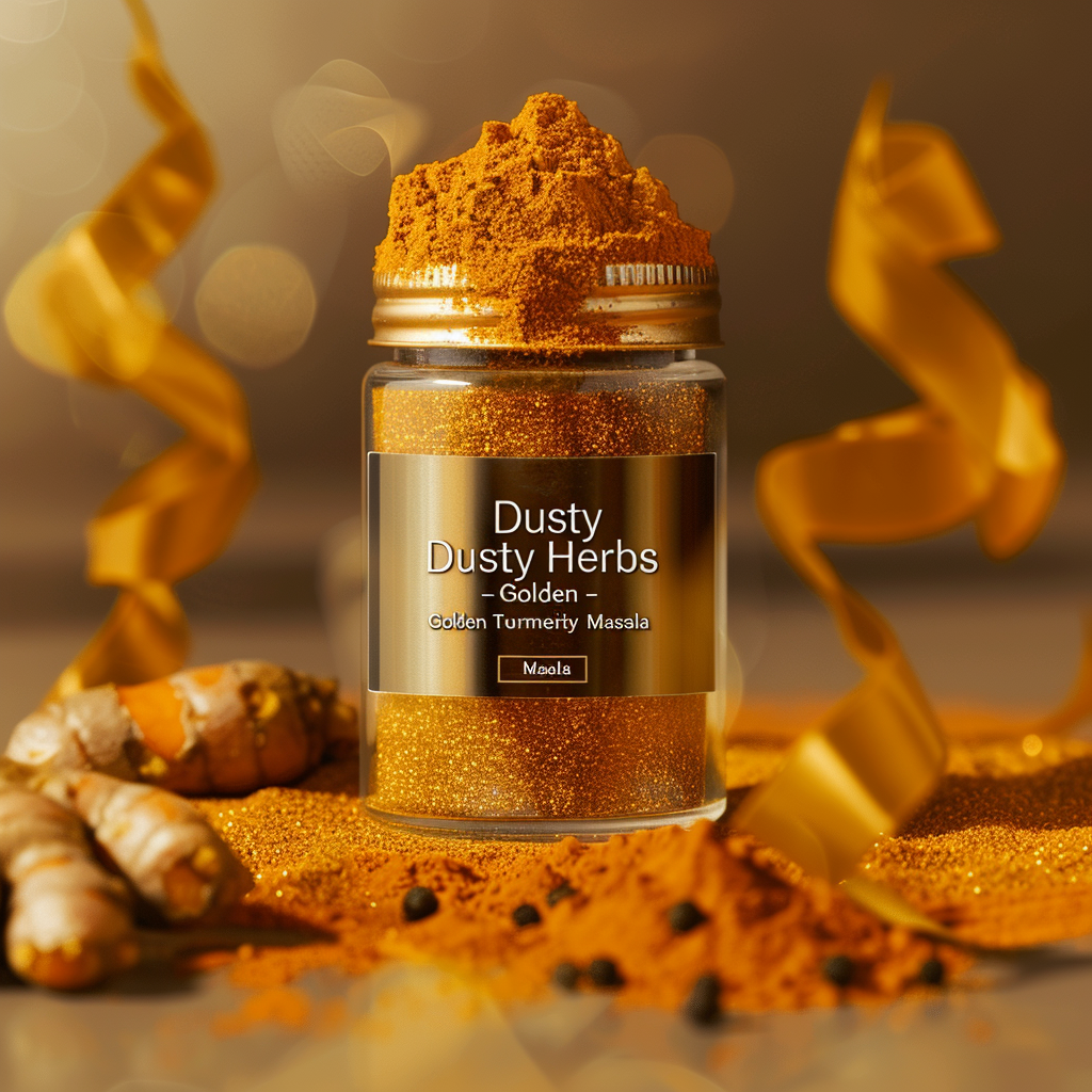 Dusty Herbs Golden Turmeric Immunity Masala – Haldi Wellness Blend 250 grams - Dusty Herbs